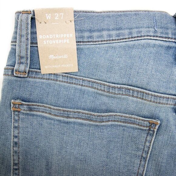 NEW Madewell Supersoft Stovepipe Jeans in Plattwood, 27 - Picture 14 of 16